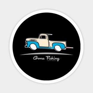 1952 Ford F 150 Gone Fishing Magnet